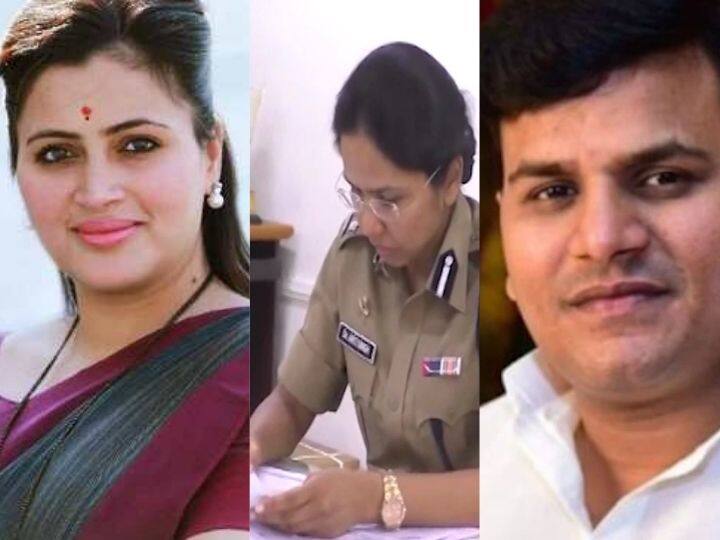 Maharashtra Amravati Marathi News Navneet Ravi Rana couple disputes with  police commissioner Threats to jail अमरावतीत राणा दांपत्य-पोलीस विभागाचा वाद टोकाला! पोलीस आयुक्तांना तुरुंगात टाकण्याची धमकी