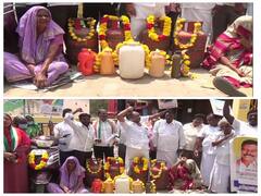 நெல்லையில் ஒப்பாரி வைக்கும் காங்கிரசார்! பெட்ரோல், டீசல் விலை உயர்வை கண்டித்து நூதன போராட்டம்!