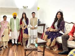 In Pics: पंजाब के सीएम भगवंत मान से मिलीं मिस यूनिवर्स Harnaaz Kaur Sandhu, राघव चड्ढा ने सोशल मीडिया पर शेयर की तस्वीरें