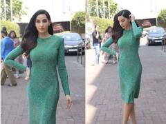 'ਡਾਂਸ ਦੀਵਾਨੇ ਜੂਨੀਅਰ' ਦੇ ਸੈੱਟ 'ਤੇ ਪਹਿਲੇ ਦਿਨ ਨੌਰਾ ਫਤੇਹੀ ਨੇ ਬਿਖੇਰਿਆ ਗਲੈਮਰ ਦਾ ਜਲਵਾ, ਤਸਵੀਰਾਂ ਵਾਇਰਲ