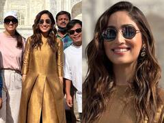 Yami Gautam Photos: फिल्म 'दसवीं' का प्रमोशन करने आगरा पहुंचीं एक्ट्रेस Yami Gautam, ताजमहल में फैन्स के साथ खिंचवाई तस्वीरें