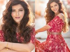 माथे पर बिंदी, चेहरे पर नूर ! लाल ड्रेस पहन रुबीना दिलैक कुछ ऐसे बनीं हूर, तस्वीरों में दिखा बेहद अलग अंदाज