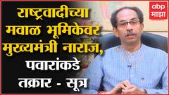 CM Thackeray : NCP च्या मवाळ भूमिकेवर मुख्यमंत्री नाराज, Sharad Pawar यांच्याकडे तक्रार: सूत्र