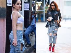 आउट ऑफ द बॉक्स है इन एक्ट्रेसेस के डेनिम लुक्स , डिफरेंट स्टाइल में किसी ने पहनी साड़ी तो किसी ने स्कर्ट