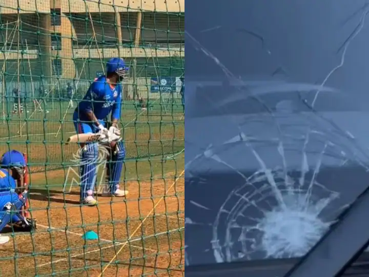 IPL 2022: Kieran Pollard smashes Mumbai Indians bus glass with a six, video goes viral IPL 2022: ਕਾਯਰਨ ਪੋਲਾਰਡ ਨੇ ਛੱਕਾ ਮਾਰ ਕੇ ਤੋੜਿਆ ਮੁੰਬਈ ਇੰਡੀਅਨਜ਼ ਦੀ ਬੱਸ ਦਾ ਸ਼ੀਸ਼ਾ, ਵੀਡੀਓ ਵਾਇਰਲ