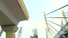 Majerhat Metro: জট কাটিয়ে অবশেষে মাঝেরহাটে শুরু হল মেট্রোর গার্ডার বসানোর কাজ ।Bangla News