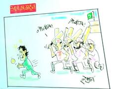 Irfan Ka Cartoon: कभी पिच, कभी अंपायर और अब अपने कोच अमेरिका को दोषी बता रहे इमरान खान, देखिए इरफान का कार्टून