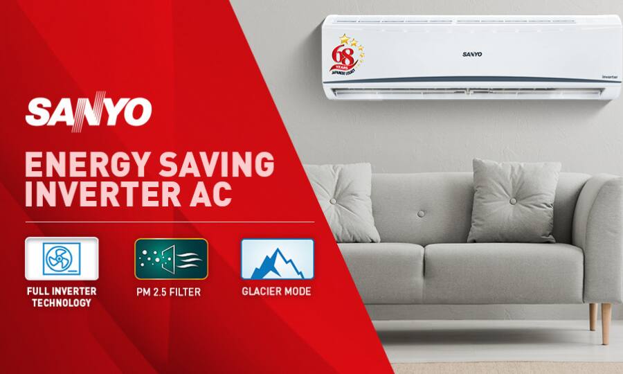 ये है 5 स्टार रेटिंग का सबसे सस्ता 1.5 टन का Split AC, डील में 30% का डिस्काउंट ! Sanyo AC On Amazon Smart AC With Alexa Best brand Split AC on Amazon 5 star rating air Lowest Price 5 Star 1.5 Rating AC ये है 5 स्टार रेटिंग का सबसे सस्ता 1.5 टन का Split AC, डील में 30% का डिस्काउंट !