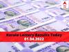 Kerala Lottery Today Result 1.4.2022 Out, Nirmal NR 270 Winners List