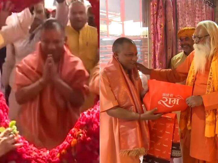 Yogi Adityanath In Ayodhya: यूपी में बीजेपी ने एक बार फिर प्रचंड जीत हासिल कर योगी आदित्यनाथ (Yogi Adityanath) को सीएम की कुर्सी पर बैठा दिया है. वहीं सीएम बनने के बाद योगी आदित्यनाथ पहली बार अयोध्या (Ayodhya) में हनुमानगढ़ी और राम लला के दर्शन करने पहुंचे. देखिए उनकी कुछ खास तस्वीरें....