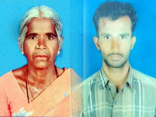 கள்ளக்காதலனுடன் சேர்ந்து கணவனையும் மாமியாரையும் வெட்டிக்கொன்ற மனைவி கைது