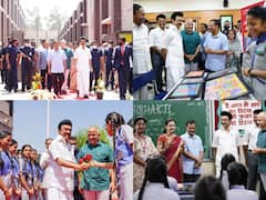 In Pics: तमिलनाडु के मुख्यमंत्री एमके स्टालिन ने दिल्ली के सरकारी स्कूल और मोहल्ला क्लीनिक का किया दौरा