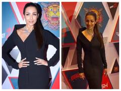 ब्लैक फिश कट गाउन, उस पर डायमंड ज्वेलरी ...क्या खूब लग रही हैं मलाइका अरोड़ा, देखें तस्वीरें