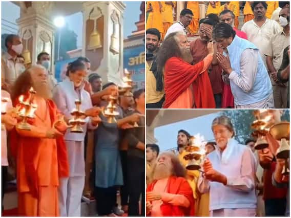 Amitabh Bachchan Performs Ganga Aarti And Puja At Rishikesh-See Pics & Videos Amitabh Bachchan Performs Ganga Aarti And Puja At Rishikesh-See Pics & Videos