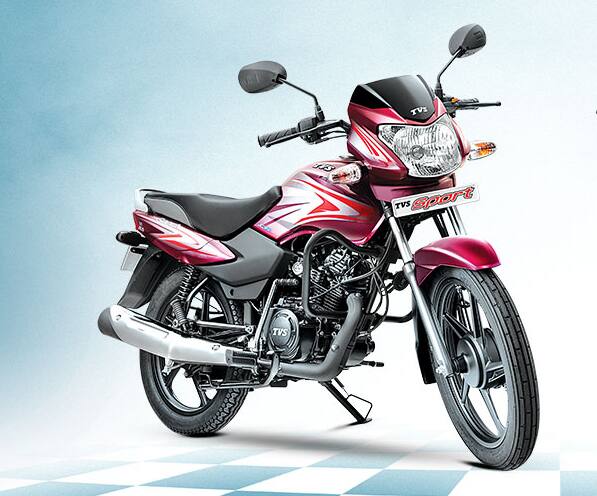 TVS Sport एक माइलेज बाइक है. इसकी शुरुआती कीमत 59130 रुपये है. यह 2 वैरिएंट और 7 कलर में उपलब्ध है. इसमें 109 सीसी का इंजन दिया गया है. यह 70 किलोमीटर तक का माइलेज देती है.