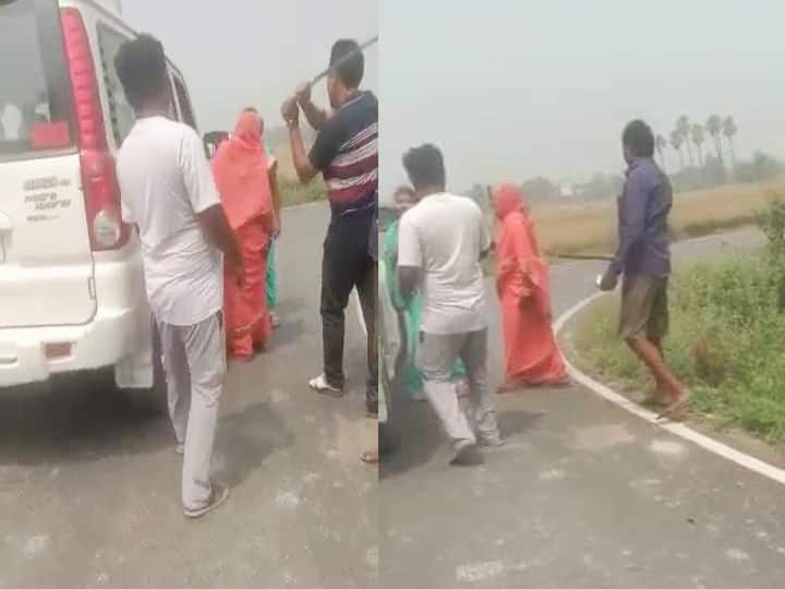 In Siwan Bihar two women were beaten up by Mukhiya on road, VIDEO went viral on Social Media ann बिहार के सिवान में बीच सड़क पर दो महिलाओं को मुखिया ने पीटा, दृश्य देखकर सिहर उठेंगे आप, अब वायरल हुआ ये VIDEO