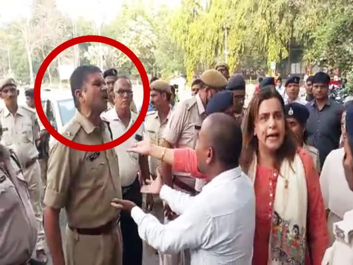 Patna Sachivalaya SHO CP Gupta misbehaving with Woman, SSP Patna was given clean chit at last time, see Video ann पटना का 'चाबुक' वाला थानेदार! सीपी गुप्ता का फिर आया 'बदतमीजी' करने वाला VIDEO, पिछली बार दे दी गई थी क्लीन चिट