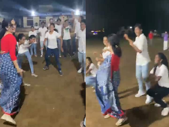 Video of Kerala's Pathanamthitta Collector Divya Iyer dancing with students goes viral in twitter Watch Video: டோல் பாஜே!! ஜிமிக்கி கம்மலை ஓரம்கட்டிய மாவட்ட ஆட்சியரின் டான்ஸ்! கேரளாவின் வைரல் வீடியோ!