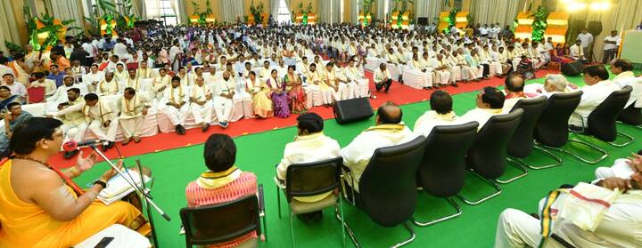 ప్రగతి భవన్లో ఘనంగా ఉగాది వేడుకలు