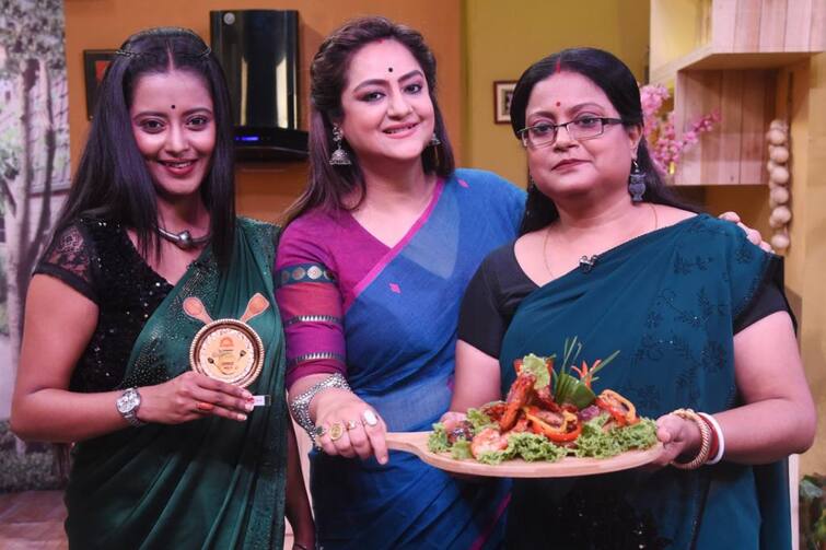 Shruti Das: Actress Shruti Das went to Sudipta's Rannaghor as guest Shruti Das: সুদীপার রান্নাঘরের অতিথি শ্রুতি, রাঁধলেন কী পদ?