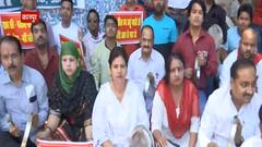 UP Political Update: बढ़ती महंगाई बन रहा है विपक्ष का बड़ा हथियार, देखिये सड़कों पर अनोखा प्रदर्शन