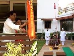 Gudi Padwa : अजित पवार, राज ठाकरेंसह अनेक नेत्यांनी उभारली गुढी; केले नवे संकल्प, पाहा फोटो