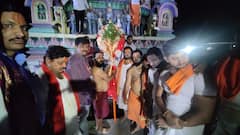 Tulja Bhavani : आई तुळजाभवानी मंदिराच्या कळसावर पहाटे गुढी, भाविकांमध्ये उत्साह, पाहा खास फोटो