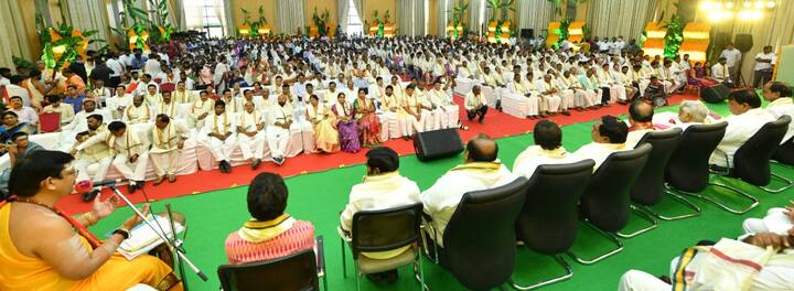ప్రగతి భవన్లో ఘనంగా ఉగాది వేడుకలు