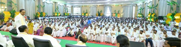 ప్రగతి భవన్లో ఘనంగా ఉగాది వేడుకలు