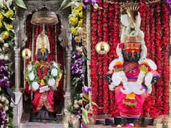 PHOTO : तब्बल दोन वर्षांनंतर विठुरायाच्या चरणाचं दर्शन; गुढीपाडव्यानिमित्त सजलं माऊलीचं मंदिर