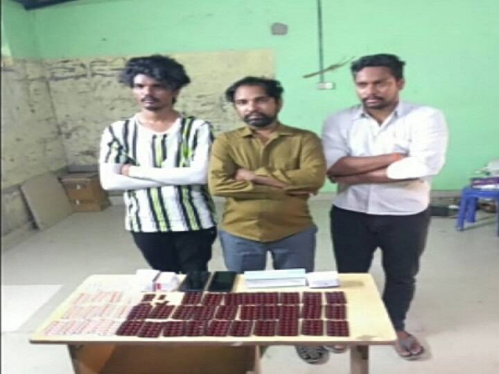 வலி நிவாரண மாத்திரைகளை போதை மாத்திரைகளாக இளைஞர்களுக்கு விற்ற 3 பேர் கைது