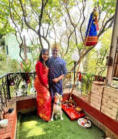 Gudipadwa 2022 : कलाकारांचा गुढीपाडवा, नववर्षाचे गुढी उभारुन स्वागत