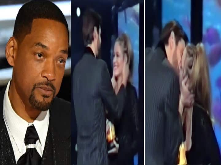 Video of Hollywood Actor Jim Carry kissing actress goes viral without her consent after he said he will file complaint against Will Smith Jim Carry-Will Smith: மேடையிலேயே உதட்டு முத்தம்..! வில் ஸ்மித்தை மிஞ்சிய ஜிம் கேரி.. பழசை கிளறும் இணையவாசிகள்!!