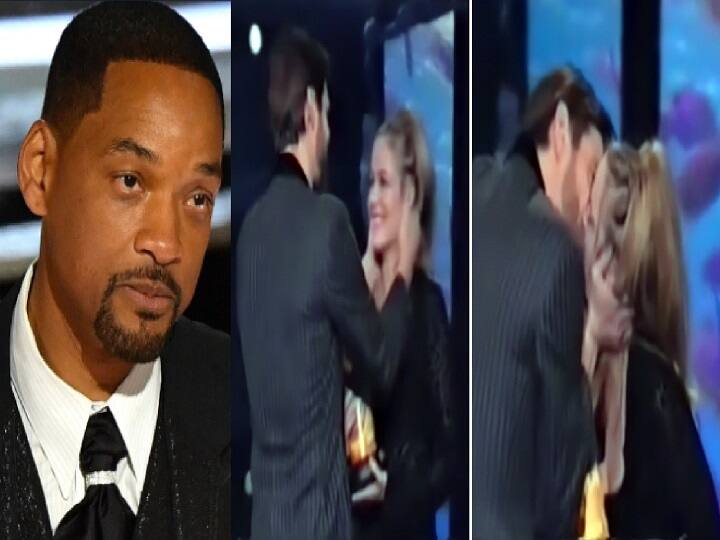 Jim Carry-Will Smith: மேடையிலேயே உதட்டு முத்தம்..! வில் ஸ்மித்தை மிஞ்சிய ஜிம் கேரி.. பழசை கிளறும் இணையவாசிகள்!!