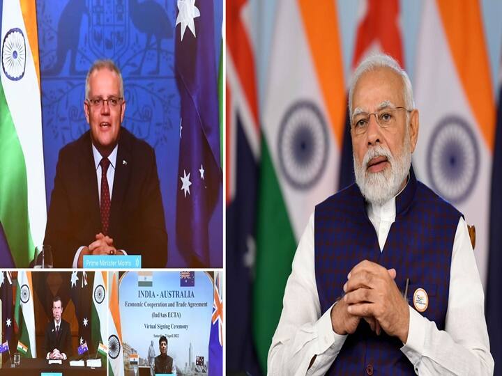 India, Australia Ink Interim Trade Pact To Boost Economic Ties. PM Narendra Modi Calls It 'Watershed Moment' India, Australia Ink Interim Trade Pact To Boost Economic Ties. PM Modi Calls It 'Watershed Moment'