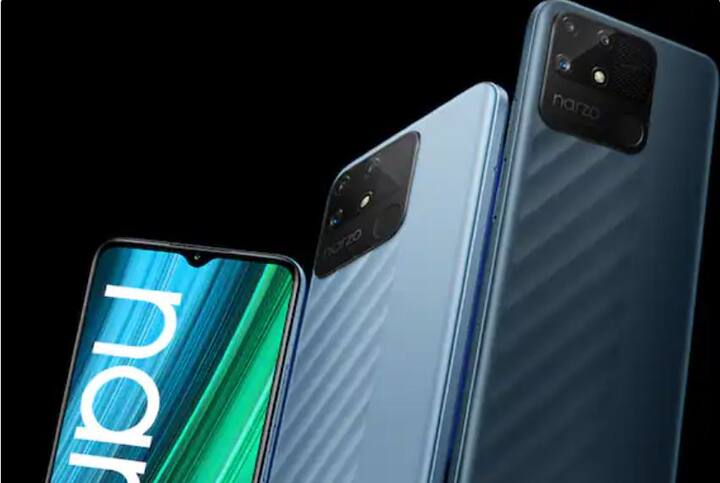 Realme Narzo 50A:এই স্মার্টফোনে 4 GB RAM এর সঙ্গে 128 GB ইন্টারনাল মেমরি রয়েছে। এর ডিসপ্লে 6.5 ইঞ্চির।   ট্রিপল রেয়ার ক্যামেরা সেটআপ রয়েছে ফোনে। এতে পাওয়ারের জন্য পাবেন 6000mAH এর ব্যাটারি। Flipkart-এ এর দাম   12,499 টাকা।