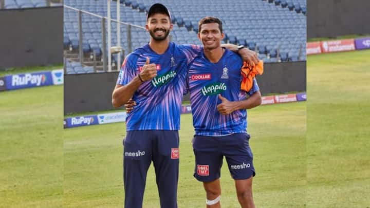 IPL 2022: Navdeep Saini Injures Head, But Comes Back to Bowl Brilliant Final Over IPL 2022: মাথায় চোট পেয়েও লুফে নিলেন দুরন্ত ক্যাচ, এরপর ফাইনাল ওভারেও সাইনির দারুণ বোলিং