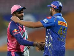 MI vs RR: બટલરનો શાનદાર કેચથી  લઇને પોલાર્ડના બેટ છૂટવા સુધી, જુઓ મેચની  10 બેસ્ટ તસવીરો