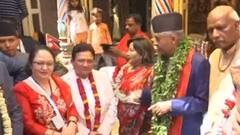 नेपाल के PM शेर बहादुर देउबा और उनकी पत्नी ने वाराणसी के काल भैरव मंदिर में किए दर्शन | Khabrein tabadtod