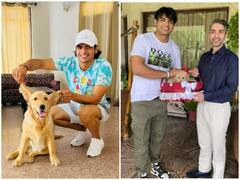 पालतू कुत्ते टोक्यो के साथ मस्ती करते नजर आए ओलंपिक मेडलिस्ट नीरज चोपड़ा, शेयर की दिल जीत लेने वाली तस्वीरें