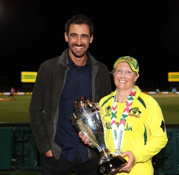 Women's World Cup Alyssa Healy Scored 170 Runs In The Final Match Healy Is  Wife Of Mitchell Starc Know Their Love Story | Women World Cup: मिचेल  स्टार्क की वाइफ हैं फाइनल