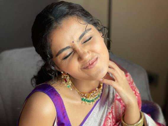 anupama clicks: புடவையில் அனுபமா கொடுத்த கியூட் போஸ்கள்...! anupama clicks: புடவையில் அனுபமா கொடுத்த கியூட் போஸ்கள்...!