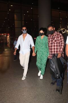 हाथों में हाथ डाले वेकेशन से वापस लौटे कैटरीना कैफ और विक्की कौशल, बदला-बदला दिखा दोनों का अंदाज