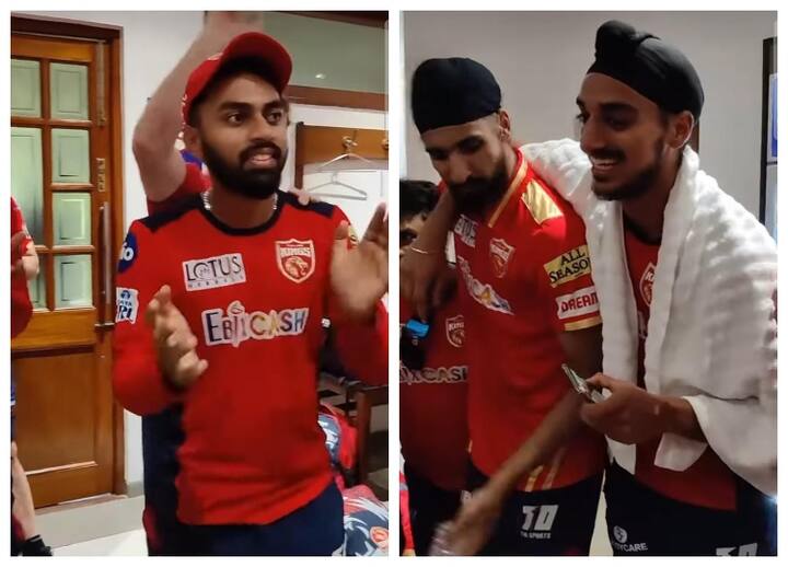 IPL 2022 Punjab Kings celebrate after defeating Chennai Super Kings video viral on social media IPL 2022: CSK को करारी मात देने के बाद पंजाब किंग्स ने कुछ ऐसे मनाया जश्न, सोशल मीडिया पर वीडियो हुआ वायरल