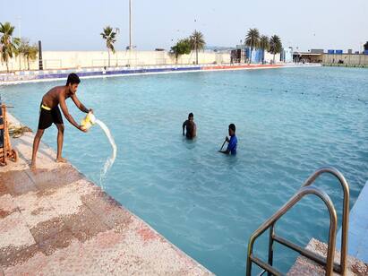 Marina swimming pool to be reopened on April 6 கொரோனா ஊரடங்கிற்கு பிறகு, மெரினா நீச்சல் குளம் வரும் 6-ஆம் தேதி முதல் மீண்டும் திறப்பு.  முழு விவரம்..