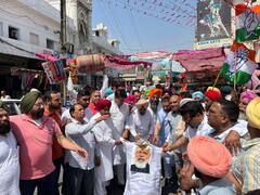 ਕੇਂਦਰ ਨੇ ਮਹਿੰਗਾਈ ਵਧਾ ਕੇ ਲੋਕਾਂ ਦੀਆਂ ਜੇਬਾਂ ਤੇ ਮਾਰਿਆ ਡਾਕਾ, ਵੱਧਦੀ ਮਹਿੰਗਾਈ ਖਿਲਾਫ ਕਾਂਗਰਸ ਨੇ ਕੀਤਾ ਪ੍ਰਦਰਸ਼ਨ