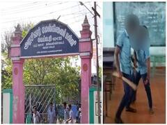 திண்டிவனம் அருகே மதுபோதையில் வகுப்பறையில் அட்டகாசம் செய்யும் மாணவர்கள்