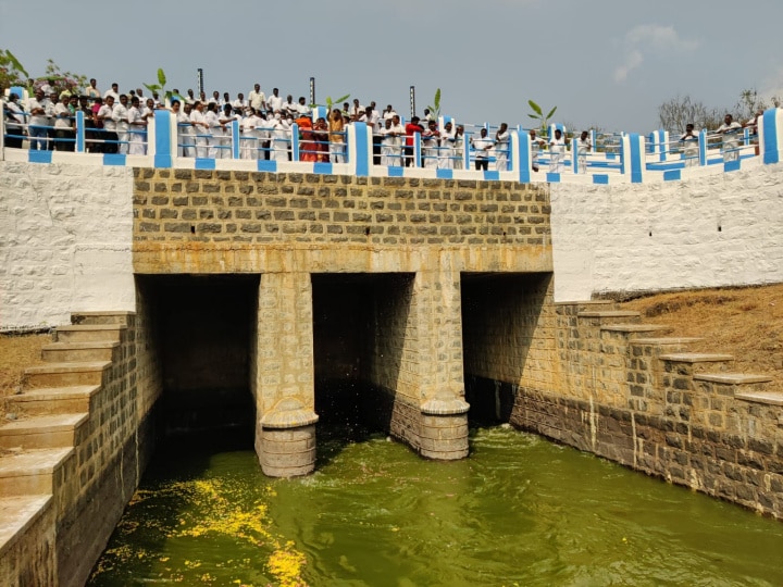 சாத்தனூர் அணையில் இருந்து பாசனத்திற்காக நீர் திறப்பு - 7543 ஏக்கர் விளைநிலங்கள் பாசனவசதி பெறும்