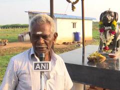 Tamil Nadu Man Installs Marble Statue Of Dog Worth Rs 80,000 In Memory Of His Late Pet - See Pics