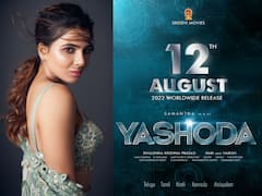 Samantha Ruth Prabhu’s Multilingual Film 'Yashoda' Is Set To Release On August 12